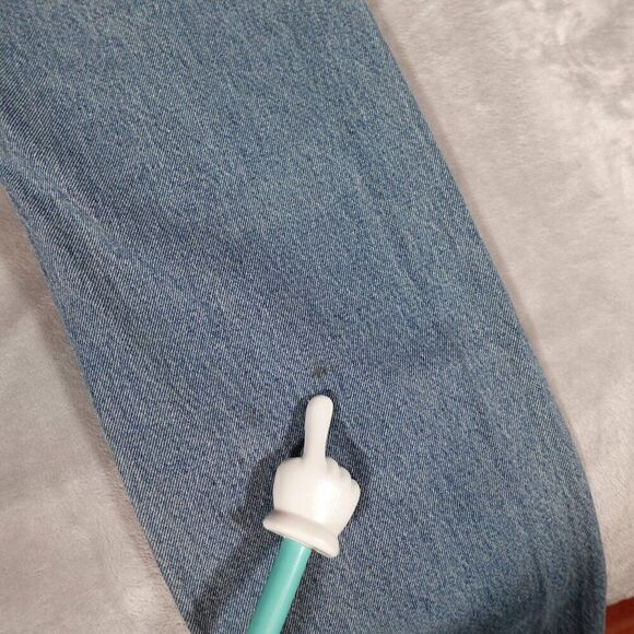 Vintage Levis 505 Regular Fit Straight Leg Denim Jeans Mens 38x34 (Fits 36x34) - Picture 8 of 14